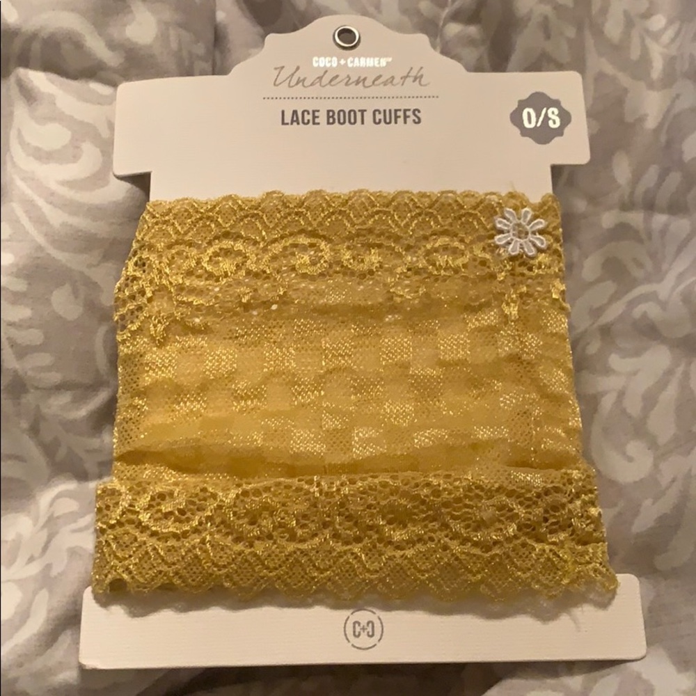 Lace boot cuffs